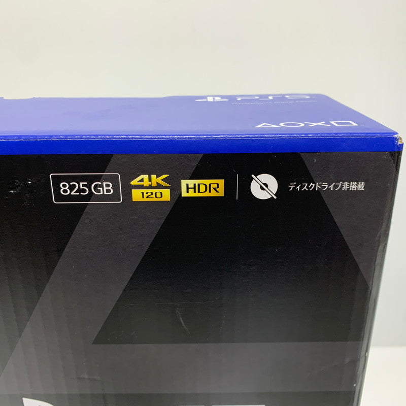 【未使用品】 PlayStation 5 デジタル・エディション 日本語専用 Console Language Japanese only CFI-2200B01 032-261010-ko-02-teih 万代Net店