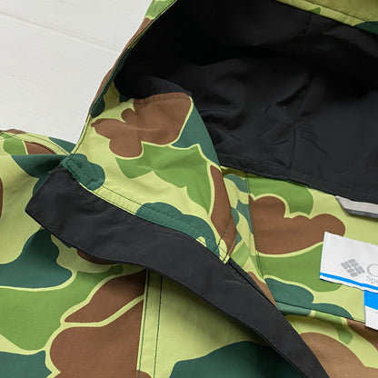 【中古品】【メンズ】 COLUMBIA コロンビア × ATMOS アトモス 別注コラボ NYLON MOUTAIN PARKER PM3167 ナイロン マウンテン パーカー アウター 144-260922-sa-07-teih サイズ：XL カラー：カモ柄 万代Net店
