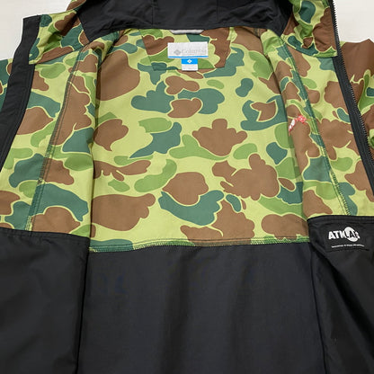 【中古品】【メンズ】 COLUMBIA コロンビア × ATMOS アトモス 別注コラボ NYLON MOUTAIN PARKER PM3167 ナイロン マウンテン パーカー アウター 144-260922-sa-07-teih サイズ：XL カラー：カモ柄 万代Net店