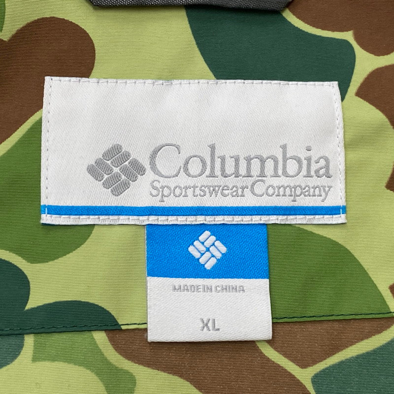 【中古品】【メンズ】 COLUMBIA コロンビア × ATMOS アトモス 別注コラボ NYLON MOUTAIN PARKER PM3167 ナイロン マウンテン パーカー アウター 144-260922-sa-07-teih サイズ：XL カラー：カモ柄 万代Net店