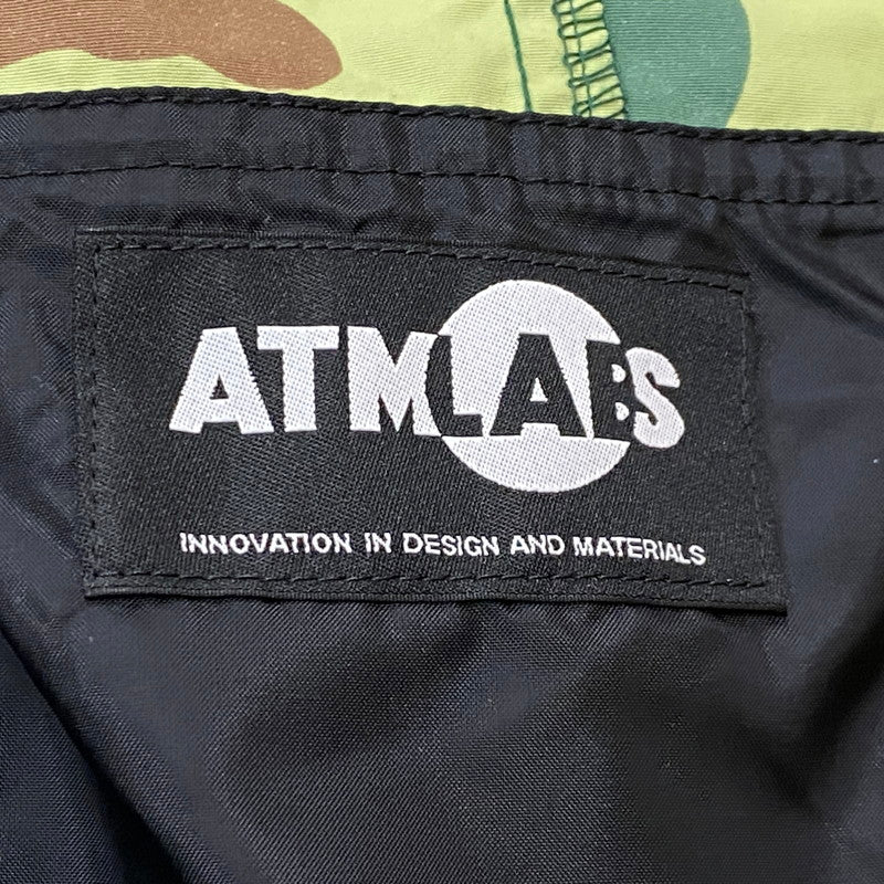【中古品】【メンズ】 COLUMBIA コロンビア × ATMOS アトモス 別注コラボ NYLON MOUTAIN PARKER PM3167 ナイロン マウンテン パーカー アウター 144-260922-sa-07-teih サイズ：XL カラー：カモ柄 万代Net店