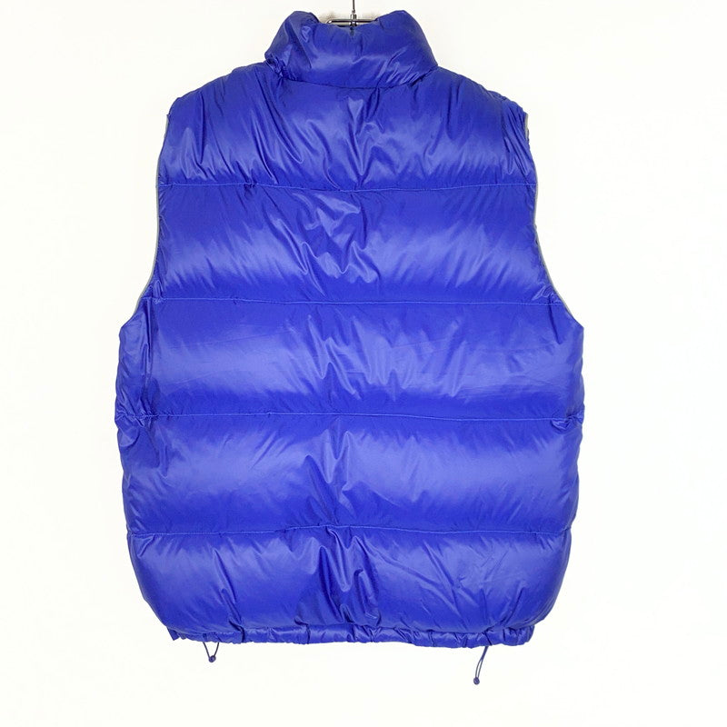 【中古品】【メンズ】 STUSSY ステューシー 90’s GEAR NYLON DOWN VEST 90年代 ギア ナイロン ダウン ベスト アウター 142-260922-sa-17-teih サイズ：L カラー：ブルー 万代Net店