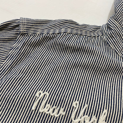 【中古品】【メンズ】 STUSSY ステューシー HICKORY STRIPE ZIP UP HOODIE ヒッコリー ストライプ ジップ アップ フーディ 長袖 142-260922-sa-04-teih サイズ：XL カラー：ストライプ 万代Net店