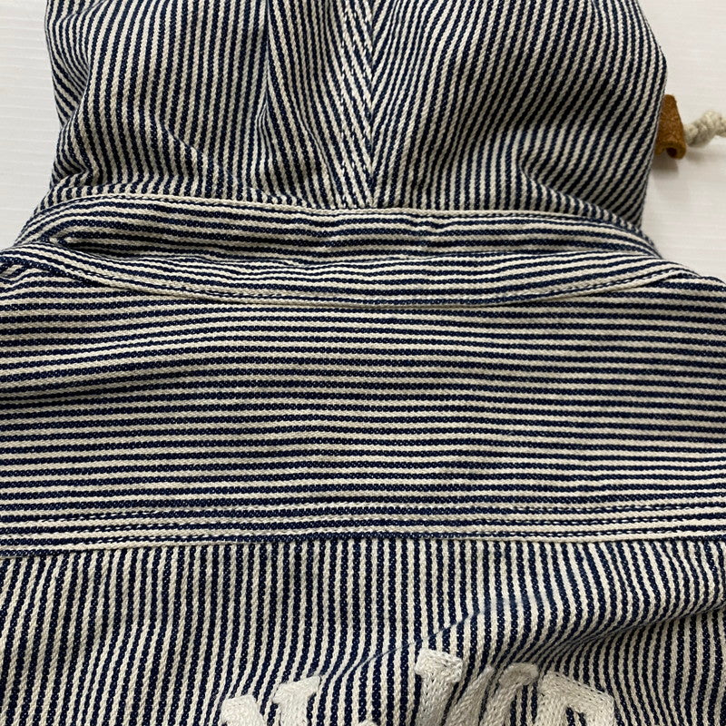 【中古品】【メンズ】 STUSSY ステューシー HICKORY STRIPE ZIP UP HOODIE ヒッコリー ストライプ ジップ アップ フーディ 長袖 142-260922-sa-04-teih サイズ：XL カラー：ストライプ 万代Net店