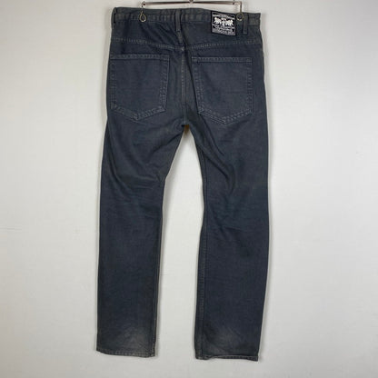 【中古品】【メンズ】 STUSSY ステューシー WORK GEAR 90’s DENIM PANT ワーク ギア 90年代 デニム パンツ ジーンズ 153-260922-sa-20-teih サイズ：34 カラー：ブラック 万代Net店