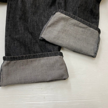 【中古品】【メンズ】 STUSSY ステューシー WORK GEAR 90’s DENIM PANT ワーク ギア 90年代 デニム パンツ ボトムス ジーンズ 153-260922-sa-19-teih サイズ：34/31 カラー：ブラック 万代Net店