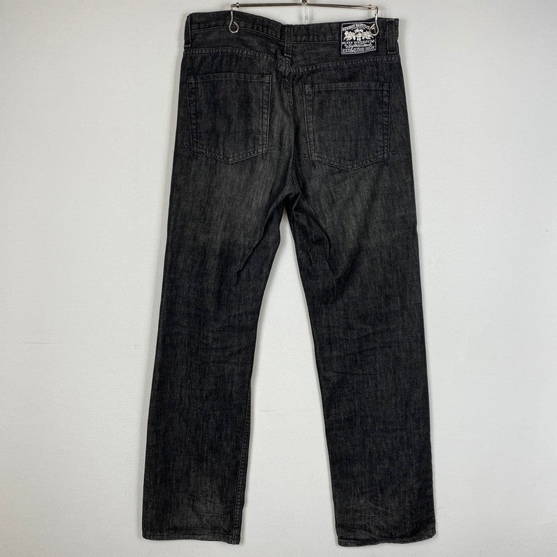 【中古品】【メンズ】 STUSSY ステューシー WORK GEAR 90’s DENIM PANT ワーク ギア 90年代 デニム パンツ ボトムス ジーンズ 153-260922-sa-19-teih サイズ：34/31 カラー：ブラック 万代Net店