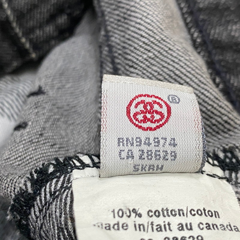 【中古品】【メンズ】 STUSSY ステューシー WORK GEAR 90’s DENIM PANT ワーク ギア 90年代 デニム パンツ ボトムス ジーンズ 153-260922-sa-19-teih サイズ：34/31 カラー：ブラック 万代Net店