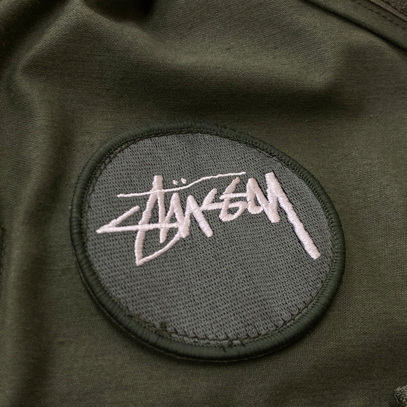 【中古品】【メンズ】 STUSSY ステューシー × ALPHA INDUSTRIES アルファ インダスト 別注コラボ MILITARY JACKET M-65 ミリタリー ジャケット アウター 145-260922-sa-05-teih サイズ：L-R カラー：グリーン 万代Net店