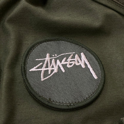 【中古品】【メンズ】 STUSSY ステューシー × ALPHA INDUSTRIES アルファ インダスト 別注コラボ MILITARY JACKET M-65 ミリタリー ジャケット アウター 145-260922-sa-05-teih サイズ：L-R カラー：グリーン 万代Net店