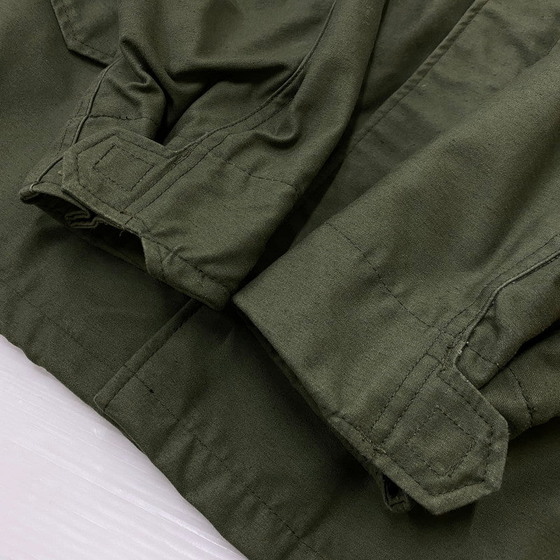 【中古品】【メンズ】 STUSSY ステューシー × ALPHA INDUSTRIES アルファ インダスト 別注コラボ MILITARY JACKET M-65 ミリタリー ジャケット アウター 145-260922-sa-05-teih サイズ：L-R カラー：グリーン 万代Net店