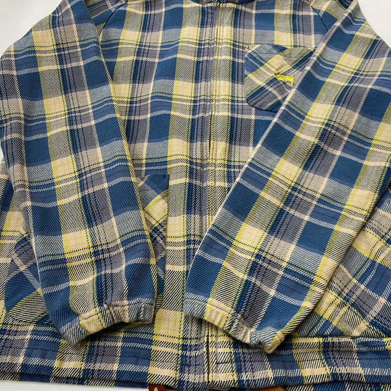 【中古品】【メンズ】 STUSSY ステューシー FLANNEL PARKA フランネル パーカー 長袖 ジップアップパーカー 金タグ 142-260922-sa-09-teih サイズ：L カラー：チェック 万代Net店