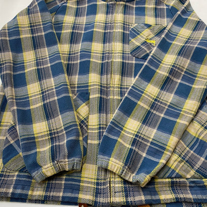 【中古品】【メンズ】 STUSSY ステューシー FLANNEL PARKA フランネル パーカー 長袖 ジップアップパーカー 金タグ 142-260922-sa-09-teih サイズ：L カラー：チェック 万代Net店