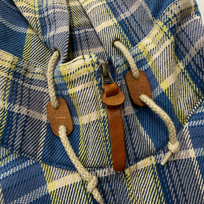 【中古品】【メンズ】 STUSSY ステューシー FLANNEL PARKA フランネル パーカー 長袖 ジップアップパーカー 金タグ 142-260922-sa-09-teih サイズ：L カラー：チェック 万代Net店