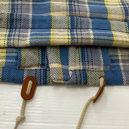 【中古品】【メンズ】 STUSSY ステューシー FLANNEL PARKA フランネル パーカー 長袖 ジップアップパーカー 金タグ 142-260922-sa-09-teih サイズ：L カラー：チェック 万代Net店