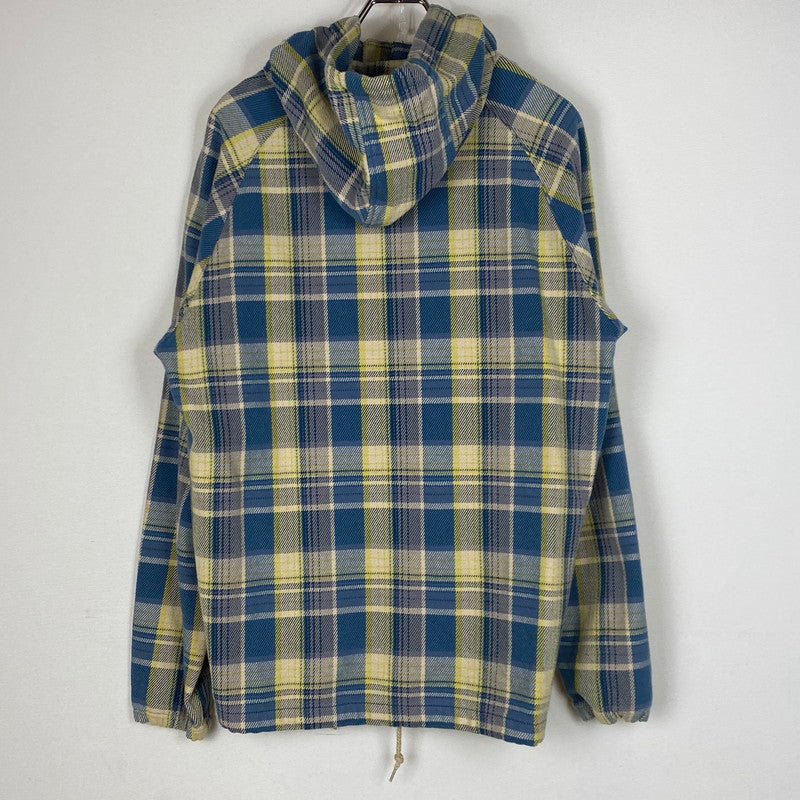 【中古品】【メンズ】 STUSSY ステューシー FLANNEL PARKA フランネル パーカー 長袖 ジップアップパーカー 金タグ 142-260922-sa-09-teih サイズ：L カラー：チェック 万代Net店