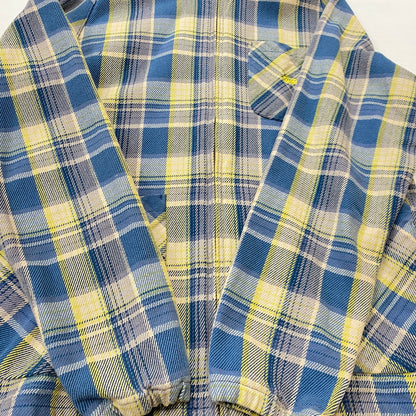 【中古品】【メンズ】 STUSSY ステューシー FLANNEL PARKA フランネル パーカー 長袖 ジップアップパーカー 金タグ 142-260922-sa-09-teih サイズ：L カラー：チェック 万代Net店