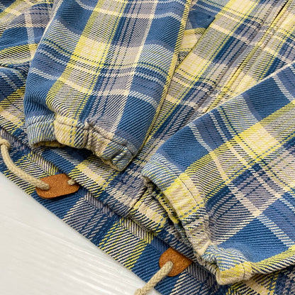 【中古品】【メンズ】 STUSSY ステューシー FLANNEL PARKA フランネル パーカー 長袖 ジップアップパーカー 金タグ 142-260922-sa-09-teih サイズ：L カラー：チェック 万代Net店