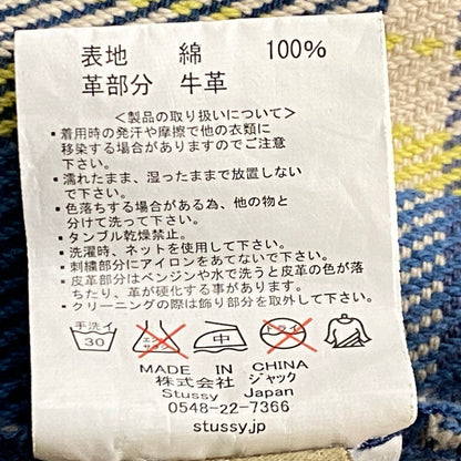 【中古品】【メンズ】 STUSSY ステューシー FLANNEL PARKA フランネル パーカー 長袖 ジップアップパーカー 金タグ 142-260922-sa-09-teih サイズ：L カラー：チェック 万代Net店