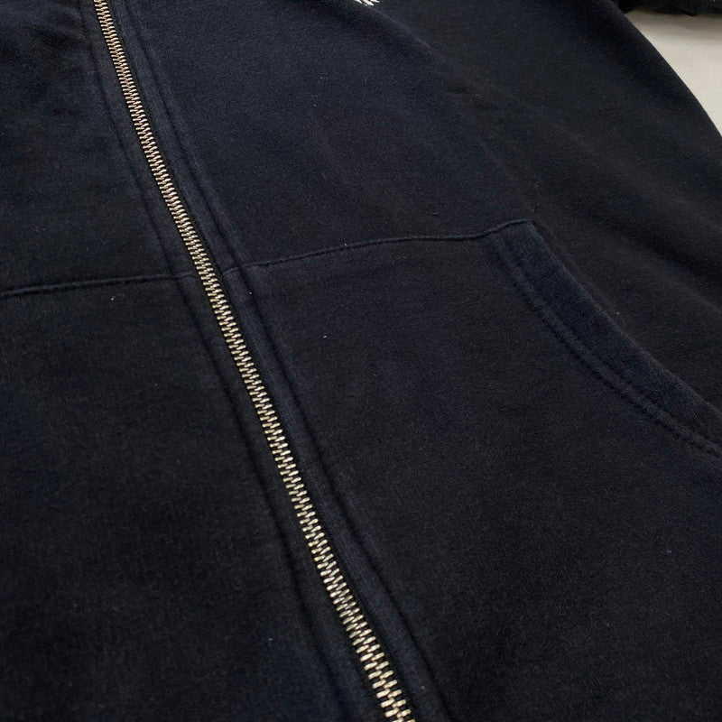 【中古品】【メンズ】 STUSSY ステューシー ZIP UP HOODIE ジップ アップ フーディ トップス 142-260922-sa-11-teih サイズ：L カラー：ブラック 万代Net店
