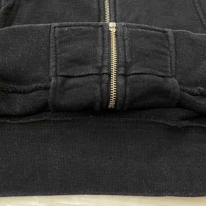 【中古品】【メンズ】 STUSSY ステューシー ZIP UP HOODIE ジップ アップ フーディ トップス 142-260922-sa-11-teih サイズ：L カラー：ブラック 万代Net店