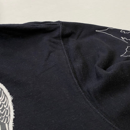 【中古品】【メンズ】 STUSSY ステューシー ZIP UP HOODIE ジップ アップ フーディ トップス 142-260922-sa-11-teih サイズ：L カラー：ブラック 万代Net店