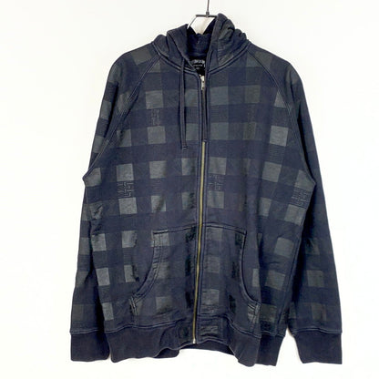 【中古品】【メンズ】 STUSSY ステューシー ZIP UP HOODIE ジップ アップ フーディ トップス 142-260922-sa-12-teih サイズ：XL カラー：ブラック 万代Net店