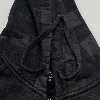 【中古品】【メンズ】 STUSSY ステューシー ZIP UP HOODIE ジップ アップ フーディ トップス 142-260922-sa-12-teih サイズ：XL カラー：ブラック 万代Net店