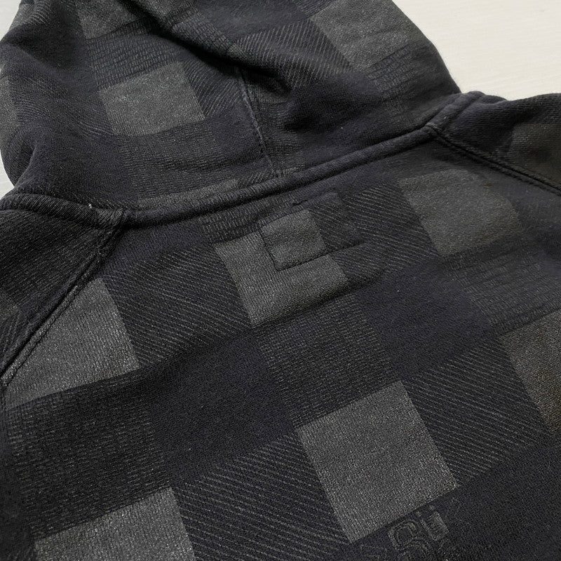 【中古品】【メンズ】 STUSSY ステューシー ZIP UP HOODIE ジップ アップ フーディ トップス 142-260922-sa-12-teih サイズ：XL カラー：ブラック 万代Net店