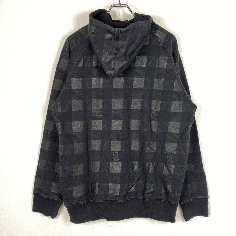 【中古品】【メンズ】 STUSSY ステューシー ZIP UP HOODIE ジップ アップ フーディ トップス 142-260922-sa-12-teih サイズ：XL カラー：ブラック 万代Net店