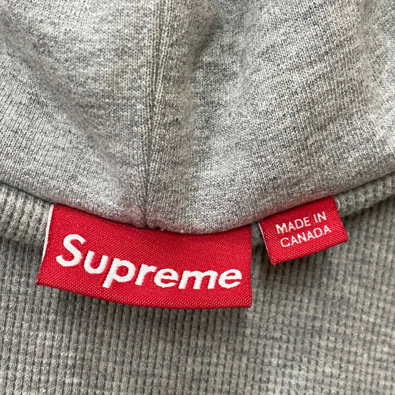 【中古品】【メンズ】 SUPREME シュプリーム ARC THERMAL LINED ZIP UP HOODED SWEATSHIRT アーク サーマル ラインド ジップ アップ フーデッド スウェット シャツ トップス 149-260922-sa-10-teih サイズ：L カラー：グレー 万代Net店