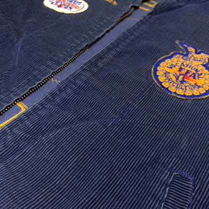 【現状渡し品】【メンズ】 FFA フューチャー ファーマーズ オブ アメリカ FARMERS JACKET VINTAGE ファーマーズ ジャケット アウター コーデュロイジャケット ヴィンテージ 145-260923-ko-10-teih サイズ：36 カラー：ネイビー 万代Net店