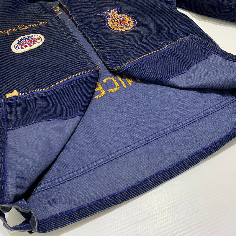 【現状渡し品】【メンズ】 FFA フューチャー ファーマーズ オブ アメリカ FARMERS JACKET VINTAGE ファーマーズ ジャケット アウター コーデュロイジャケット ヴィンテージ 145-260923-ko-10-teih サイズ：36 カラー：ネイビー 万代Net店