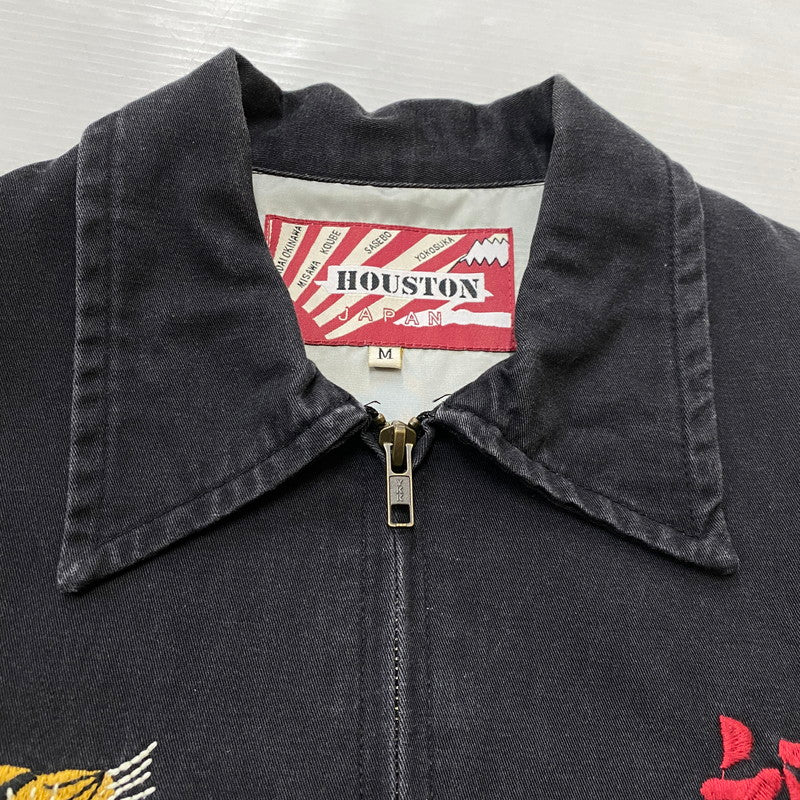 【中古品】【メンズ】 HOUSTON ヒューストン VIETNAM JACKET 50447 ベトナム ジャケット アウター 145-260922-sa-02-teih サイズ：M カラー：ブラック 万代Net店