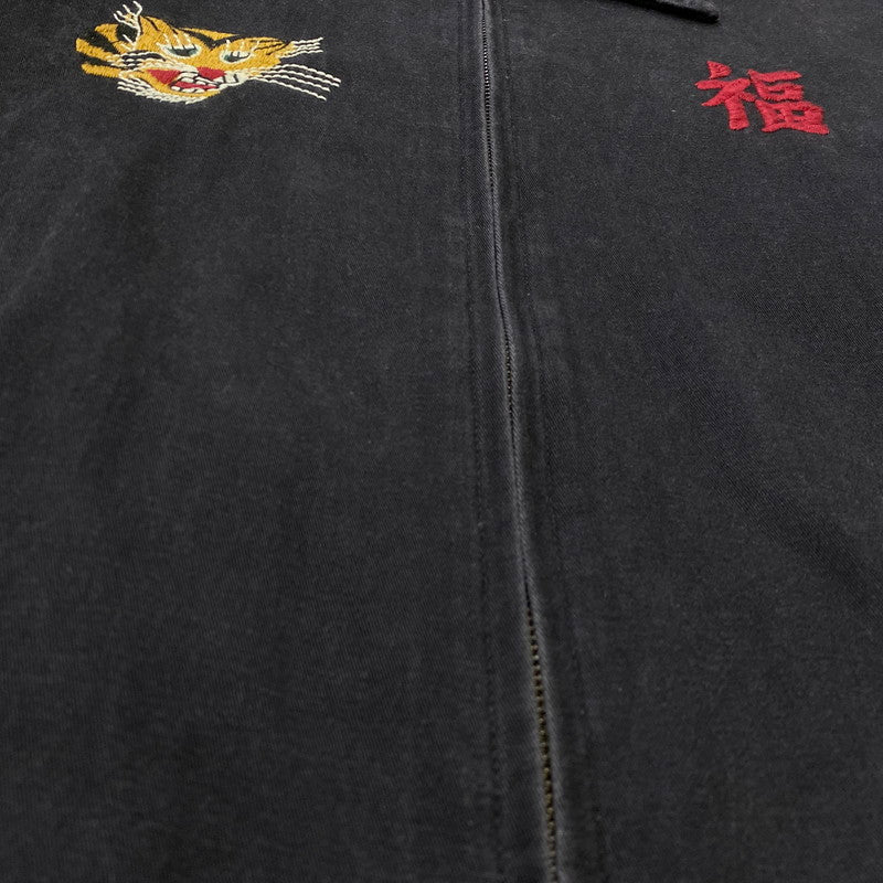 【中古品】【メンズ】 HOUSTON ヒューストン VIETNAM JACKET 50447 ベトナム ジャケット アウター 145-260922-sa-02-teih サイズ：M カラー：ブラック 万代Net店