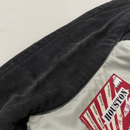【中古品】【メンズ】 HOUSTON ヒューストン VIETNAM JACKET 50447 ベトナム ジャケット アウター 145-260922-sa-02-teih サイズ：M カラー：ブラック 万代Net店