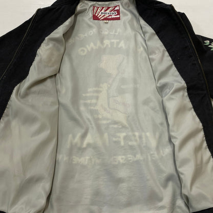 【中古品】【メンズ】 HOUSTON ヒューストン VIETNAM JACKET 50447 ベトナム ジャケット アウター 145-260922-sa-02-teih サイズ：M カラー：ブラック 万代Net店
