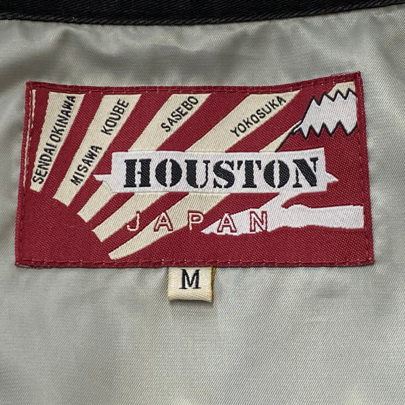 【中古品】【メンズ】 HOUSTON ヒューストン VIETNAM JACKET 50447 ベトナム ジャケット アウター 145-260922-sa-02-teih サイズ：M カラー：ブラック 万代Net店