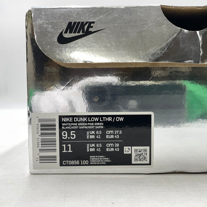 【中古品】【メンズ】 NIKE ナイキ × OFF-WHITE オフホワイト DUNK LOW LTHR " PINE GREEN" CT0856-100 ダンク ロー レザー パイングリーン スニーカー 靴 シューズ 160-260926-yo-08-teih サイズ：27.5cm カラー：グリーン/ホワイト 万代Net店