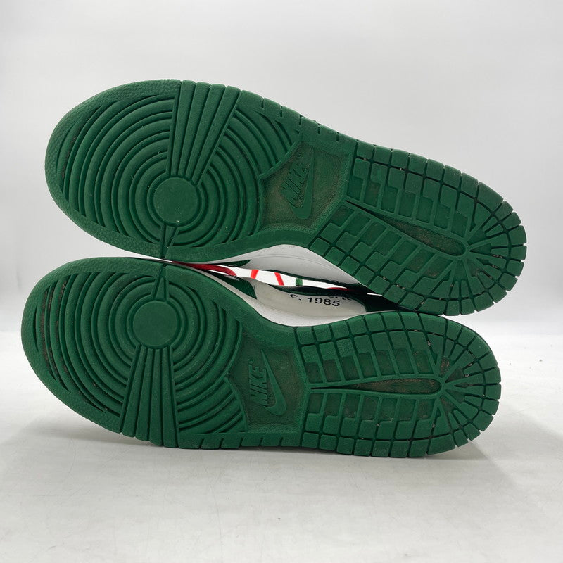 【中古品】【メンズ】 NIKE ナイキ × OFF-WHITE オフホワイト DUNK LOW LTHR " PINE GREEN" CT0856-100 ダンク ロー レザー パイングリーン スニーカー 靴 シューズ 160-260926-yo-08-teih サイズ：27.5cm カラー：グリーン/ホワイト 万代Net店