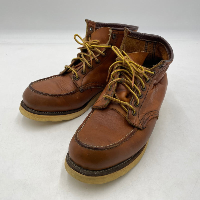 【現状渡し品】【メンズ】 RED WING レッドウィング 6-INCH CLASSIC MOC 875 6インチ クラシック モック ブーツ 靴 164-260924-yo-10-teih サイズ：26cm カラー：ブラウン 万代Net店