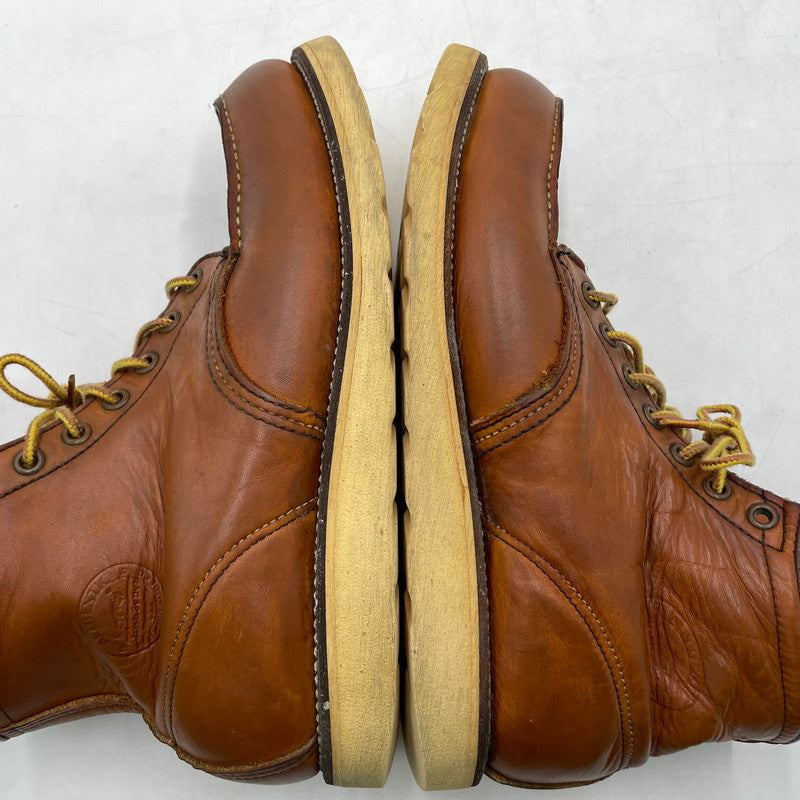 【現状渡し品】【メンズ】 RED WING レッドウィング 6-INCH CLASSIC MOC 875 6インチ クラシック モック ブーツ 靴 164-260924-yo-10-teih サイズ：26cm カラー：ブラウン 万代Net店