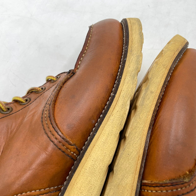 【現状渡し品】【メンズ】 RED WING レッドウィング 6-INCH CLASSIC MOC 875 6インチ クラシック モック ブーツ 靴 164-260924-yo-10-teih サイズ：26cm カラー：ブラウン 万代Net店