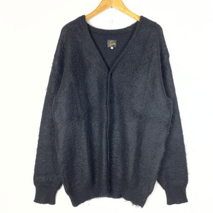 【中古品】【メンズ】 NEEDLES ニードルス × FOREMOST フォアモースト 別注コラボ MOHAIR CARDIGAN LQ497 モヘア カーディガン トップス 140-260922-sa-01-teih サイズ：L カラー：ブラック 万代Net店