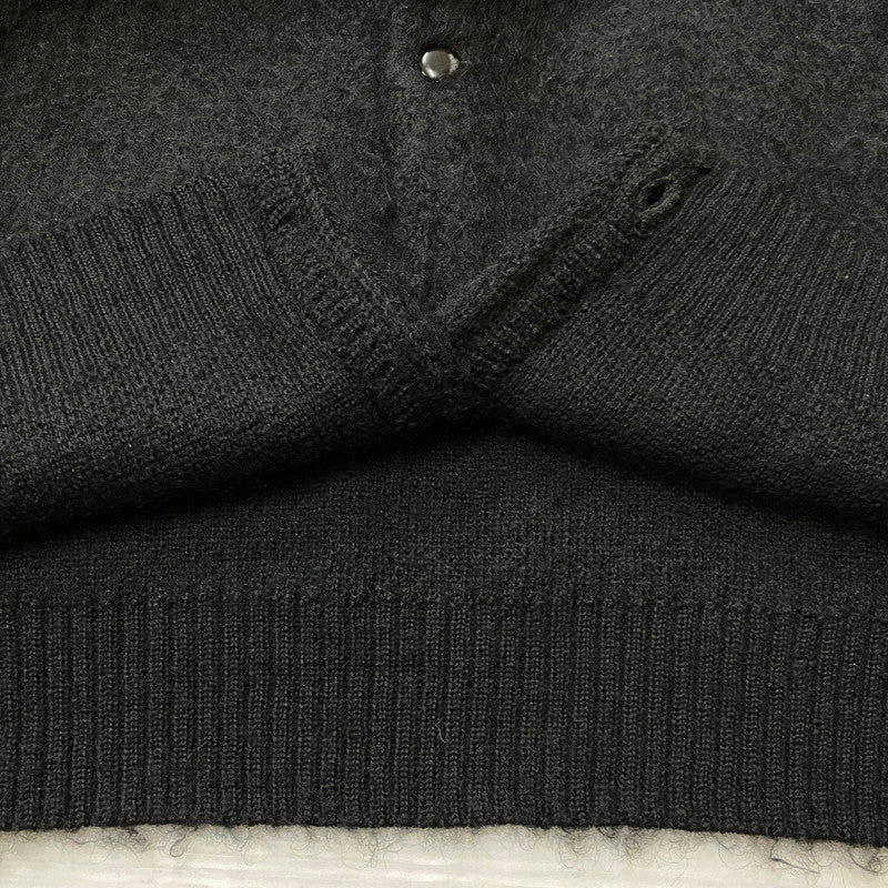 【中古品】【メンズ】 NEEDLES ニードルス × FOREMOST フォアモースト 別注コラボ MOHAIR CARDIGAN LQ497 モヘア カーディガン トップス 140-260922-sa-01-teih サイズ：L カラー：ブラック 万代Net店