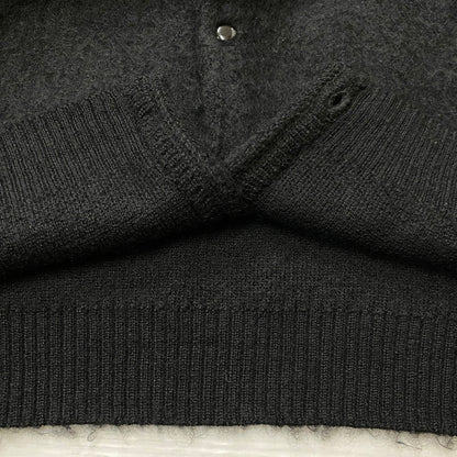 【中古品】【メンズ】 NEEDLES ニードルス × FOREMOST フォアモースト 別注コラボ MOHAIR CARDIGAN LQ497 モヘア カーディガン トップス 140-260922-sa-01-teih サイズ：L カラー：ブラック 万代Net店