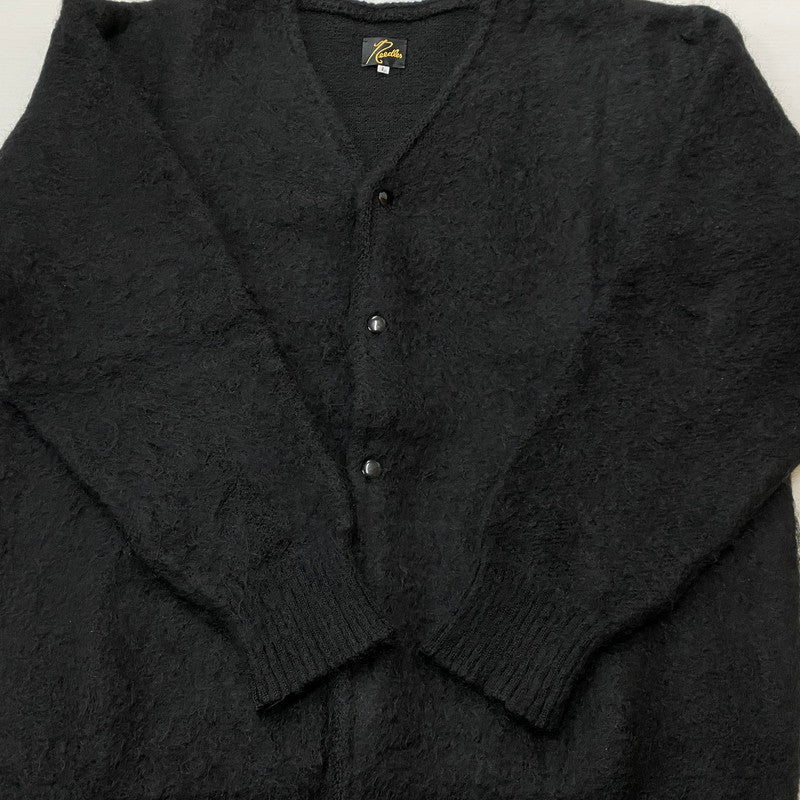 【中古品】【メンズ】 NEEDLES ニードルス × FOREMOST フォアモースト 別注コラボ MOHAIR CARDIGAN LQ497 モヘア カーディガン トップス 140-260922-sa-01-teih サイズ：L カラー：ブラック 万代Net店