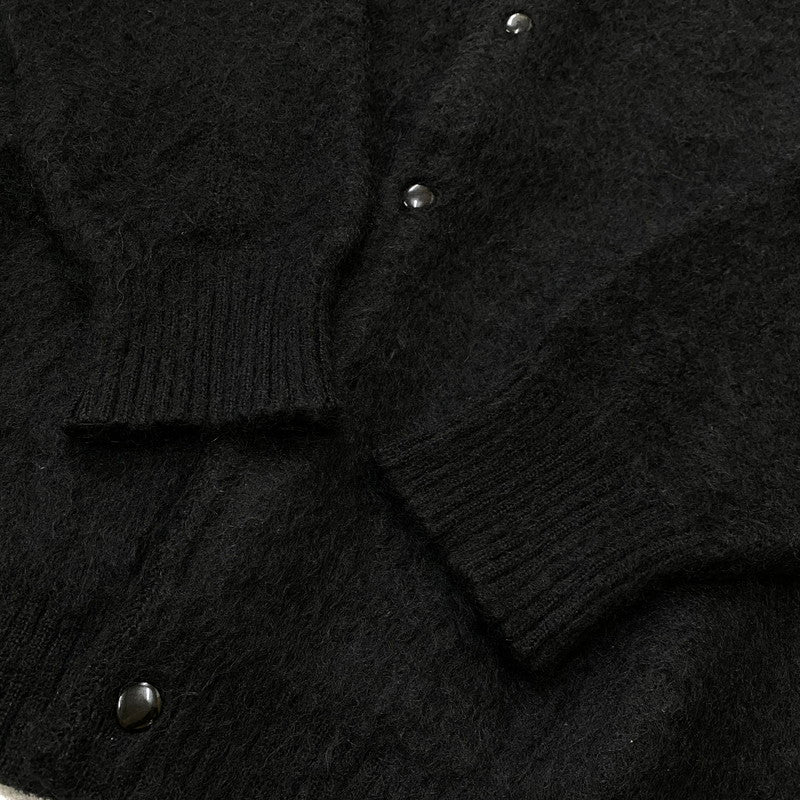 【中古品】【メンズ】 NEEDLES ニードルス × FOREMOST フォアモースト 別注コラボ MOHAIR CARDIGAN LQ497 モヘア カーディガン トップス 140-260922-sa-01-teih サイズ：L カラー：ブラック 万代Net店