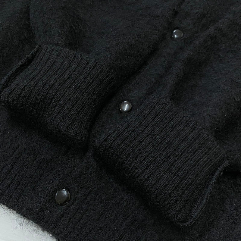 【中古品】【メンズ】 NEEDLES ニードルス × FOREMOST フォアモースト 別注コラボ MOHAIR CARDIGAN LQ497 モヘア カーディガン トップス 140-260922-sa-01-teih サイズ：L カラー：ブラック 万代Net店