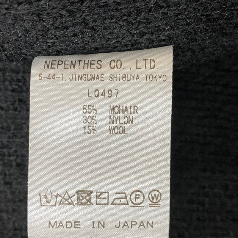 【中古品】【メンズ】 NEEDLES ニードルス × FOREMOST フォアモースト 別注コラボ MOHAIR CARDIGAN LQ497 モヘア カーディガン トップス 140-260922-sa-01-teih サイズ：L カラー：ブラック 万代Net店